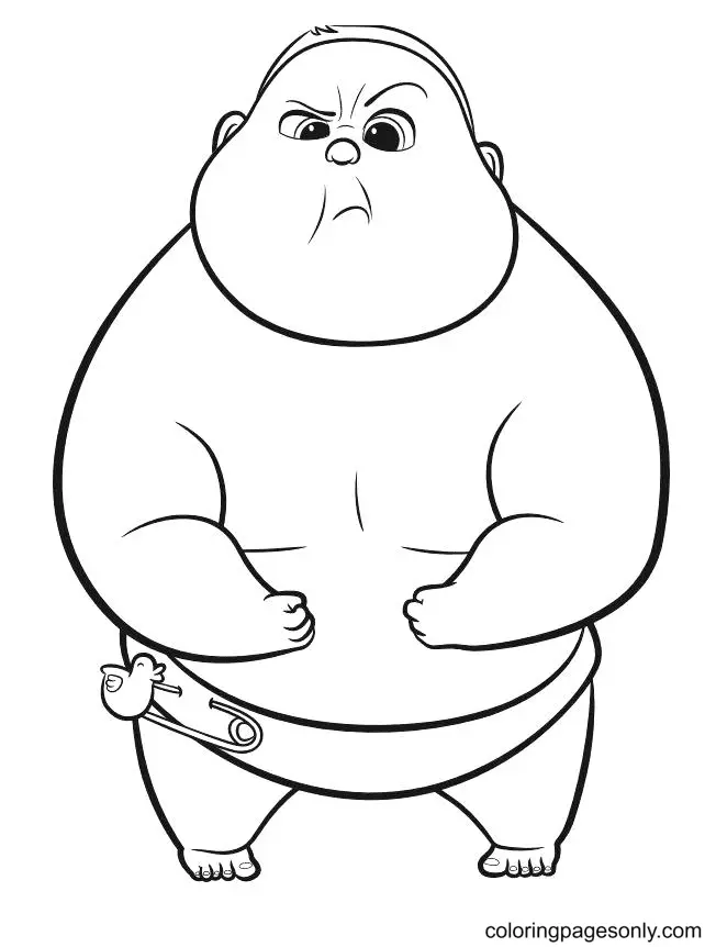 Die Boss Baby Ausmalbilder 2