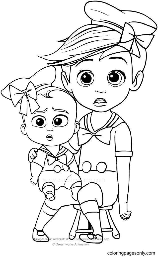 Die Boss Baby Ausmalbilder 22