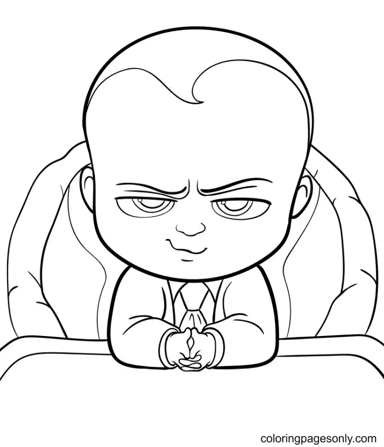 Die Boss Baby Ausmalbilder 23
