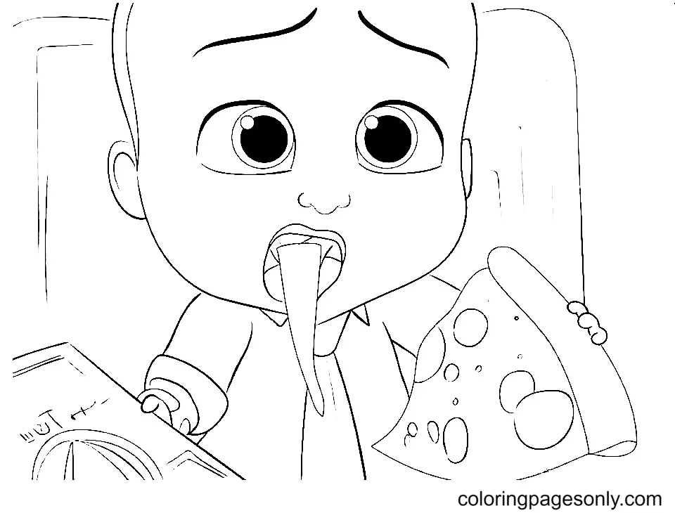 Die Boss Baby Ausmalbilder 24