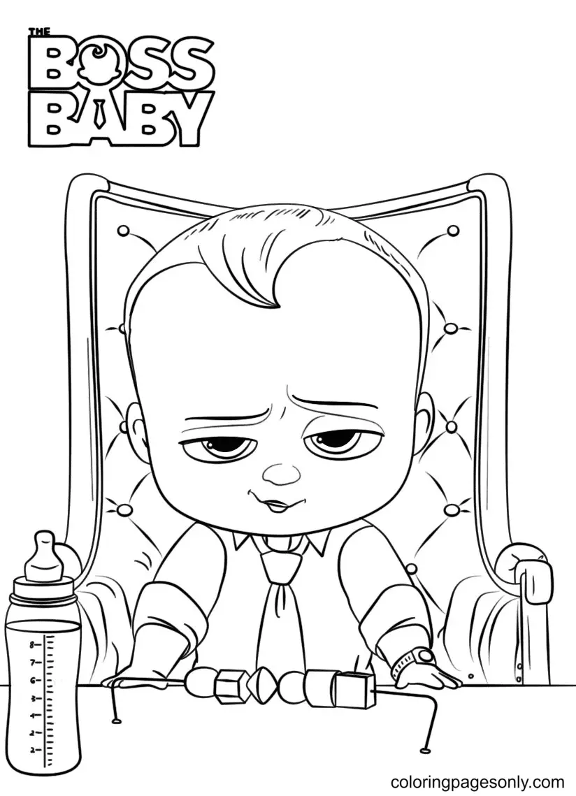 Die Boss Baby Ausmalbilder 27