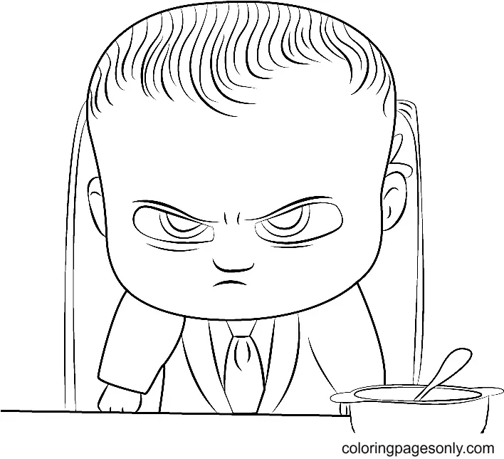 Die Boss Baby Ausmalbilder 28