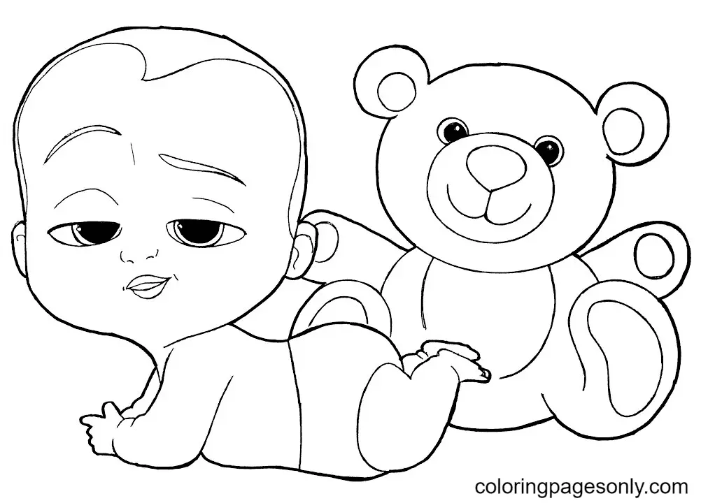 Die Boss Baby Ausmalbilder 3