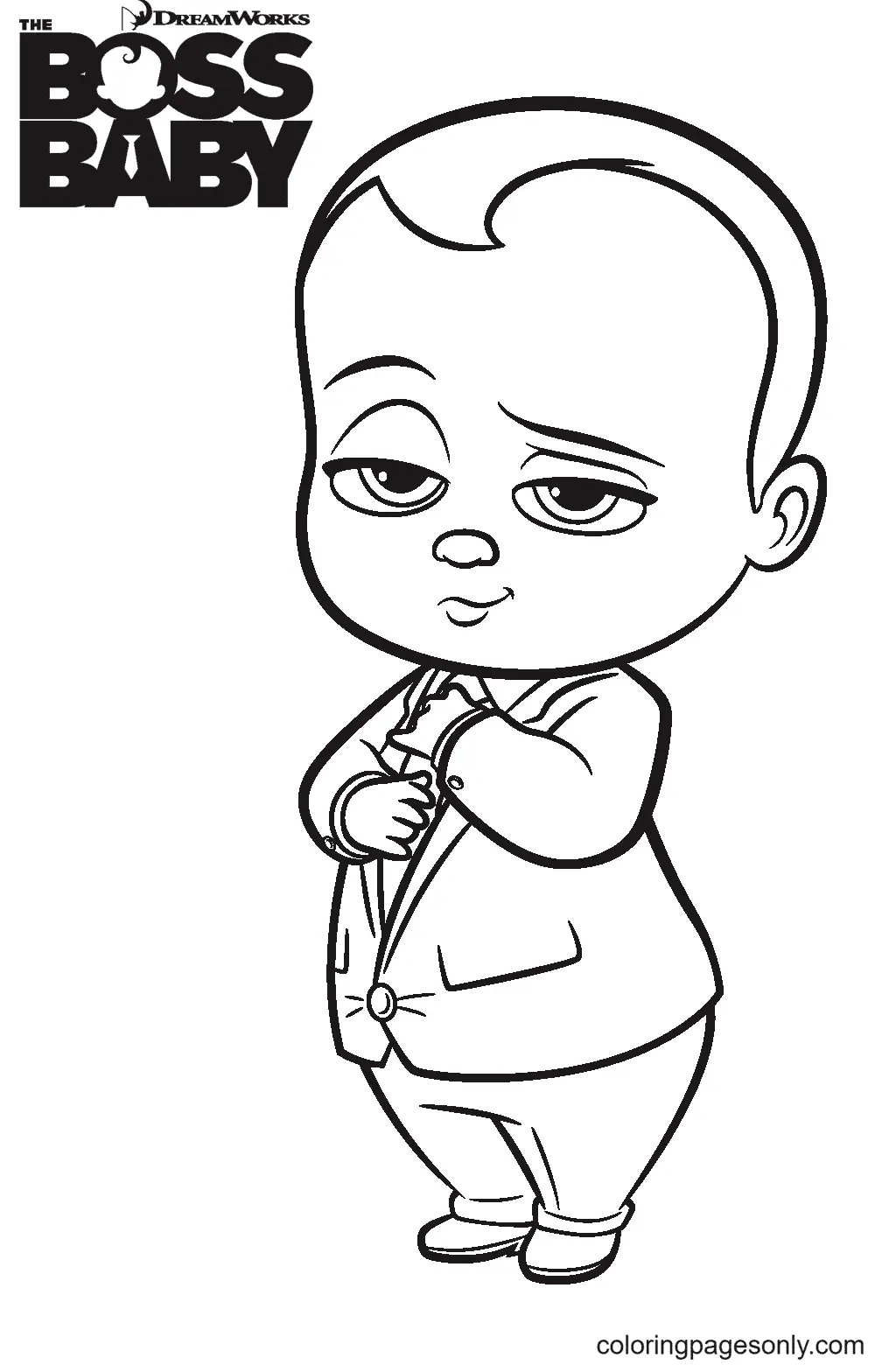 Die Boss Baby Ausmalbilder 4