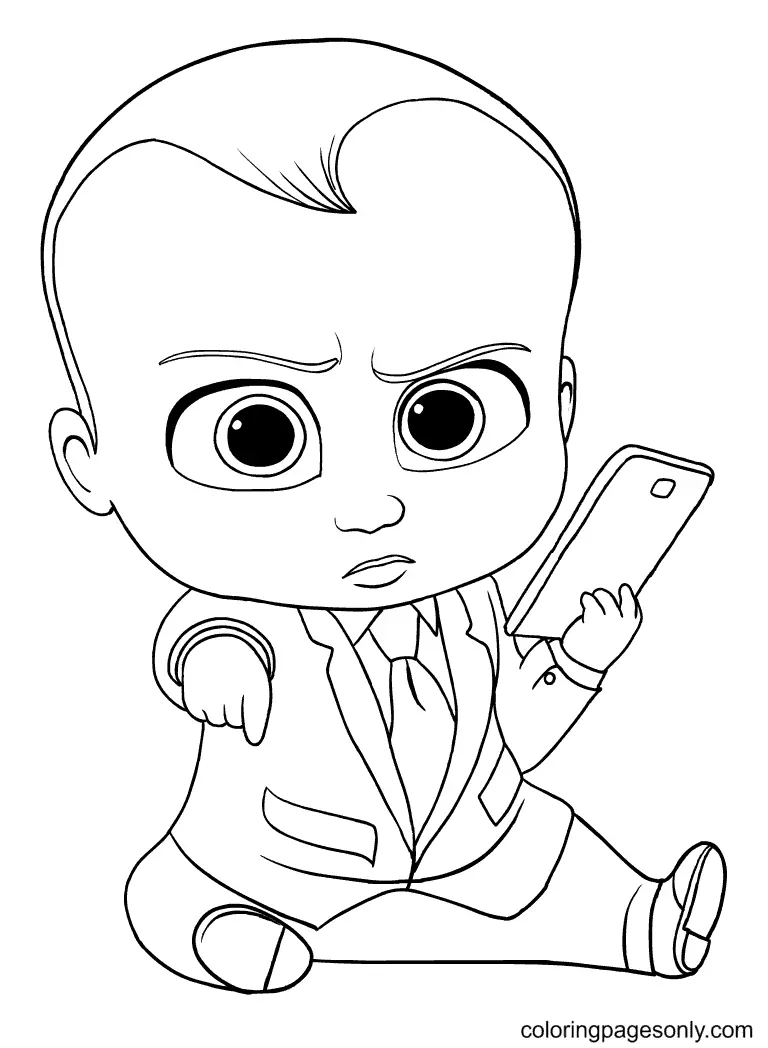 Die Boss Baby Ausmalbilder 5