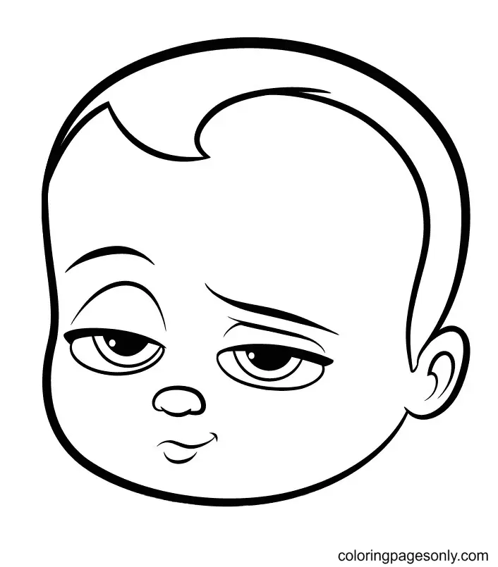 Die Boss Baby Ausmalbilder 6