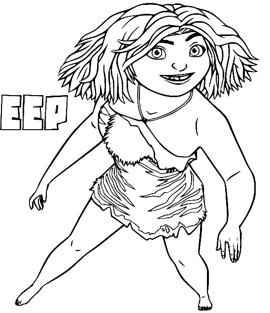 The Croods Coloring Pages 10