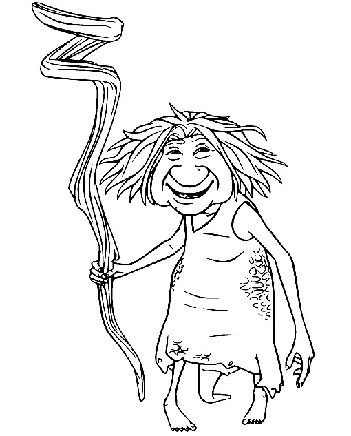 The Croods Coloring Pages 24