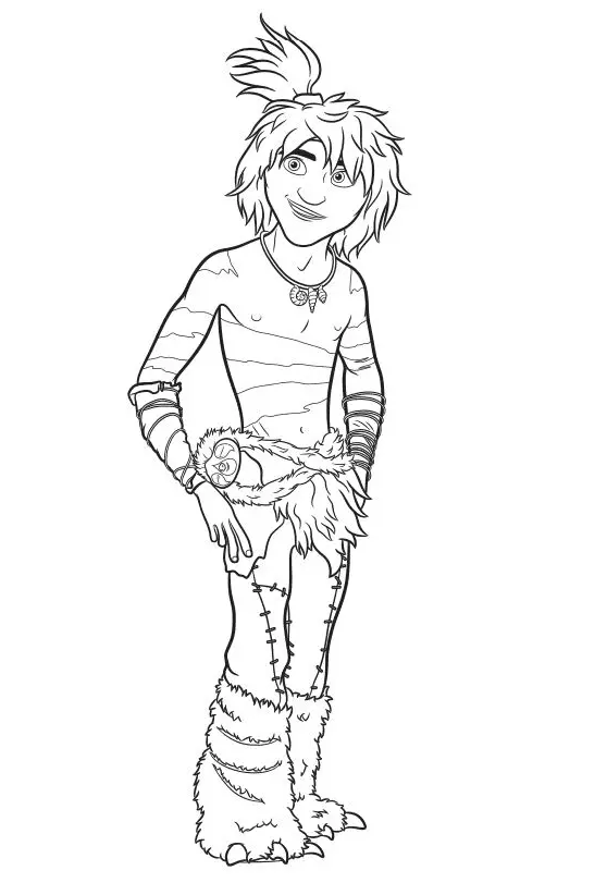 The Croods Coloring Pages 4