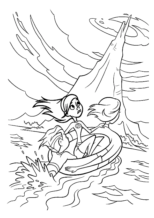 Los Increibles Para Colorear 37