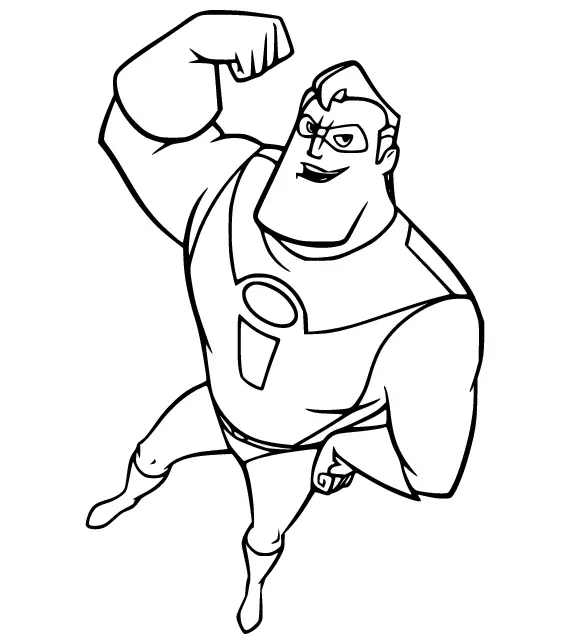Los Increibles Para Colorear