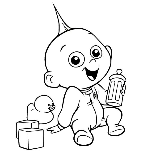 Los Increibles Para Colorear 9