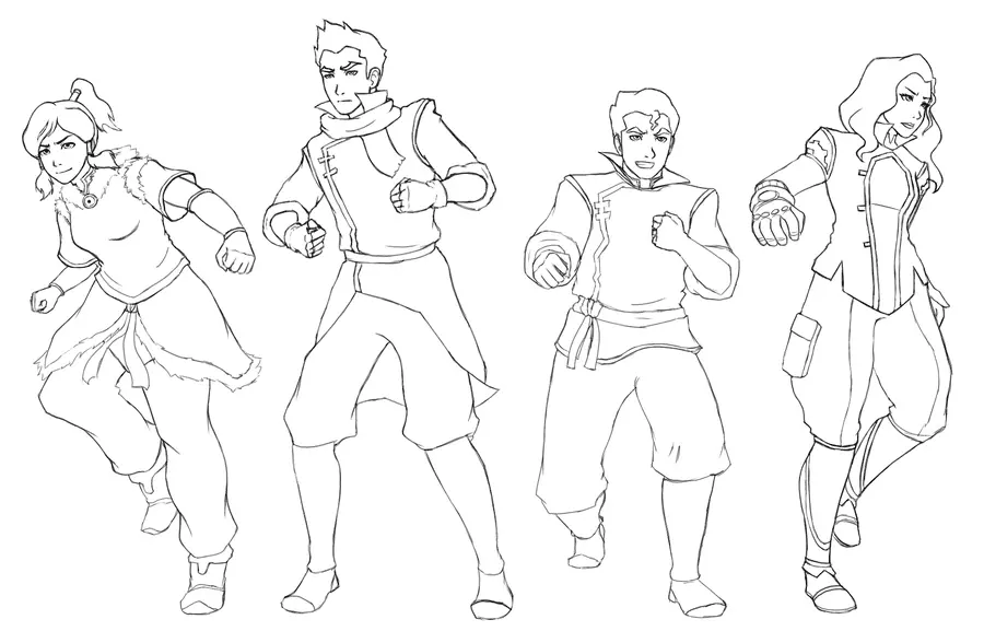 Die Legende von Korra Ausmalbilder 16