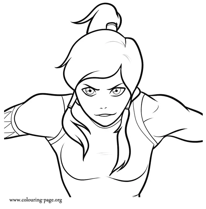 Die Legende von Korra Ausmalbilder 2