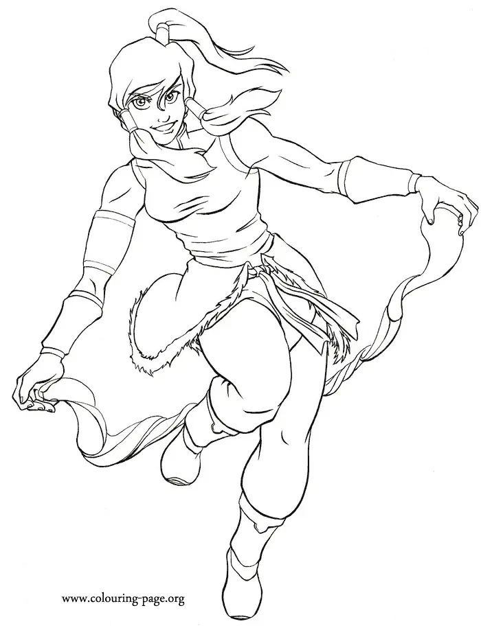 Die Legende von Korra Ausmalbilder 32