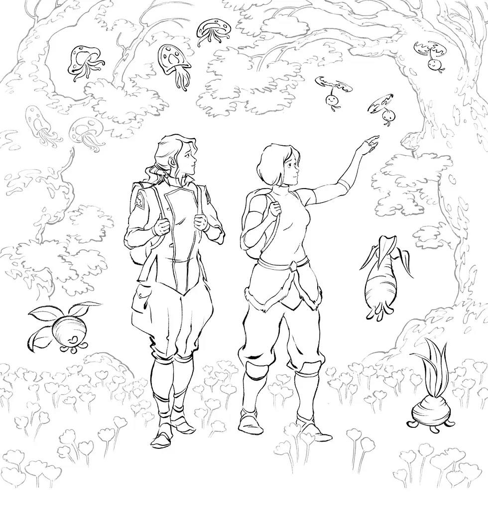 Die Legende von Korra Ausmalbilder 8