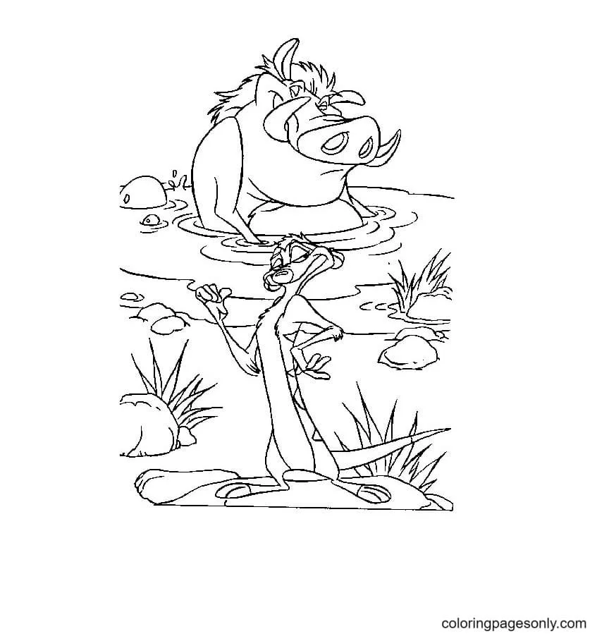 Desenhos do Rei Leao para colorir 27