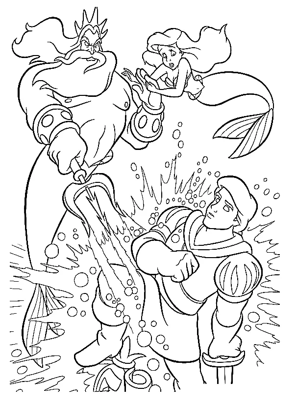 The Little Mermaid Coloring Pages 56