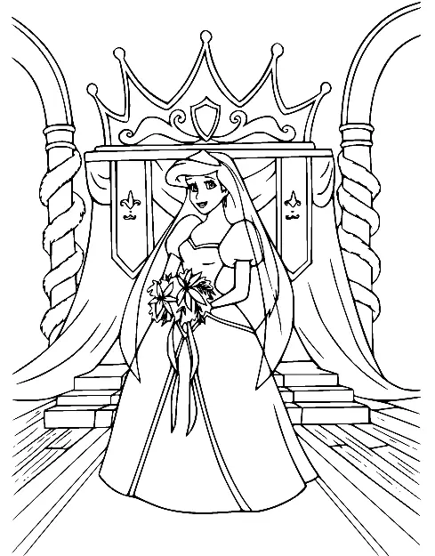 The Little Mermaid Coloring Pages 57