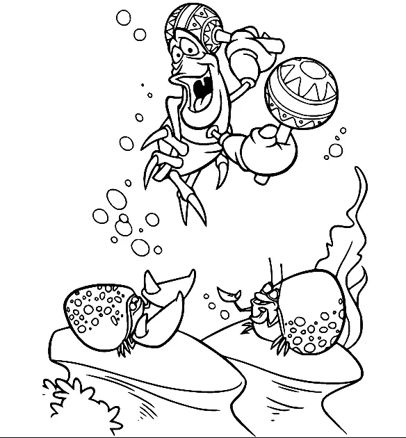 The Little Mermaid Coloring Pages 69