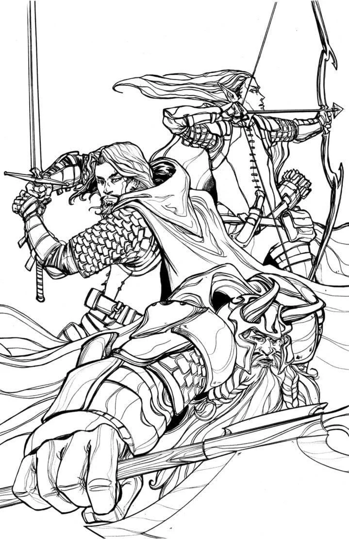 The Lord of the Rings Coloring Pages 170