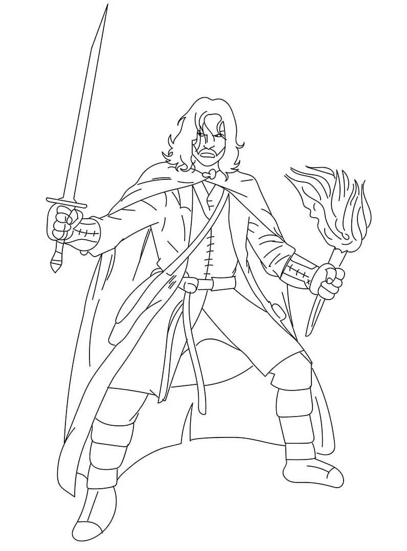 The Lord of the Rings Coloring Pages 229