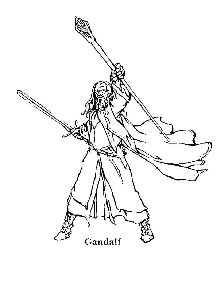 The Lord of the Rings Coloring Pages 28