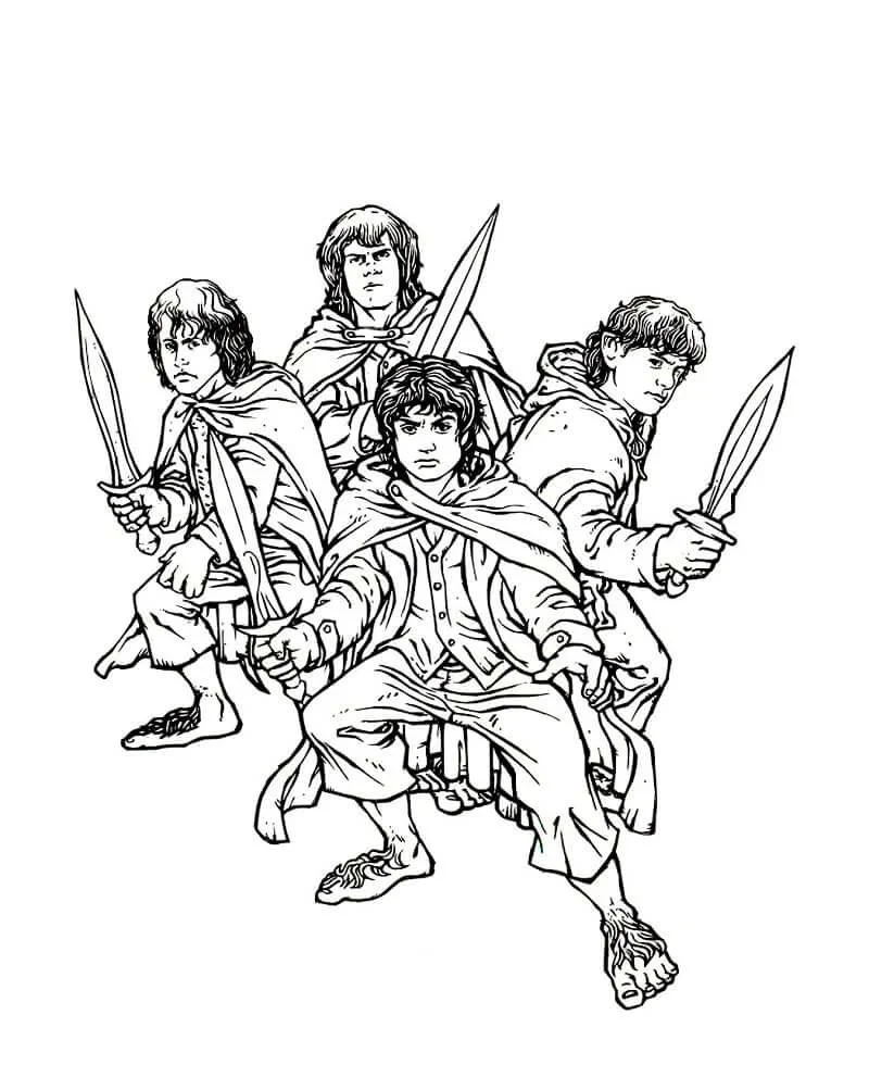 The Lord of the Rings Coloring Pages 47