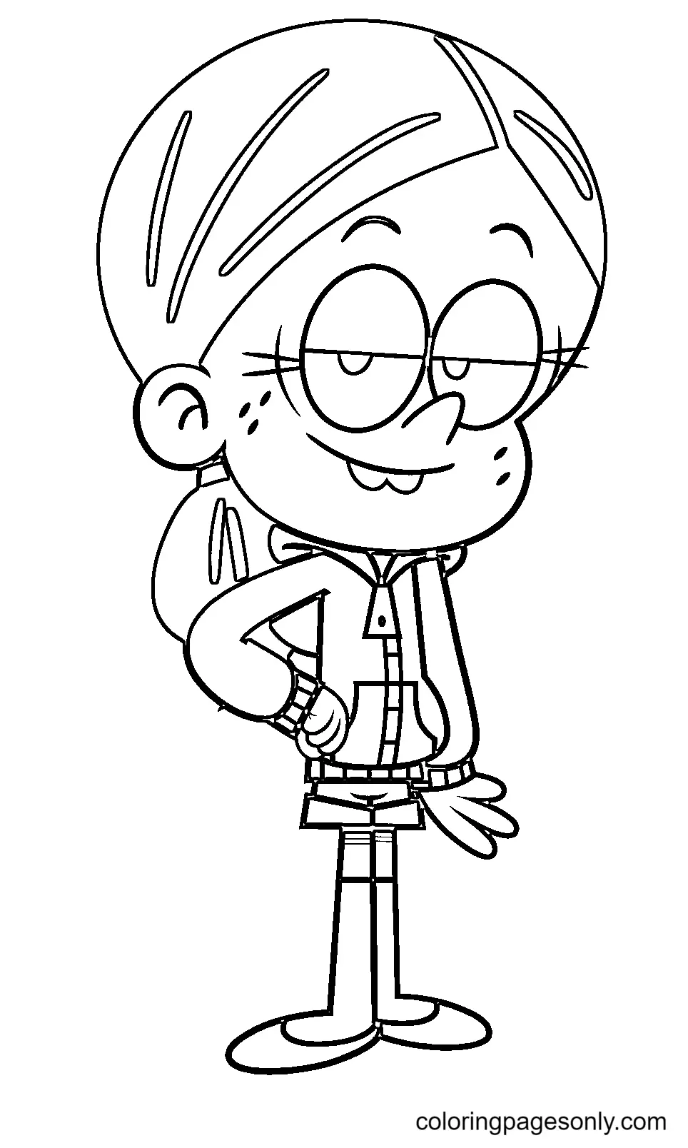 The Loud House Para Colorear 12
