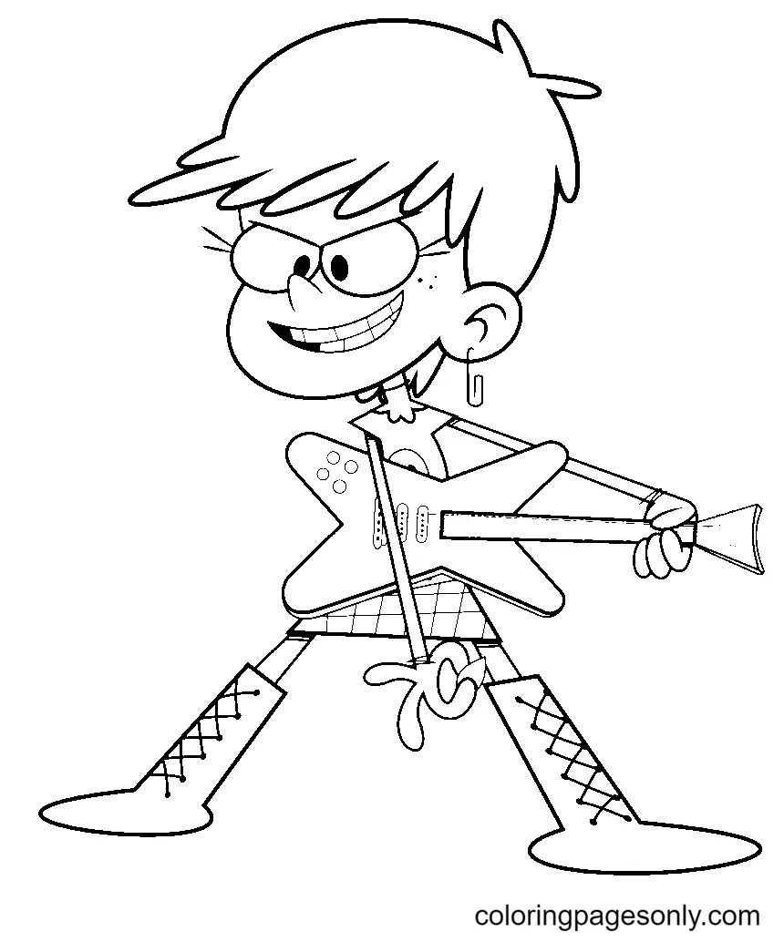 The Loud House Para Colorear 16