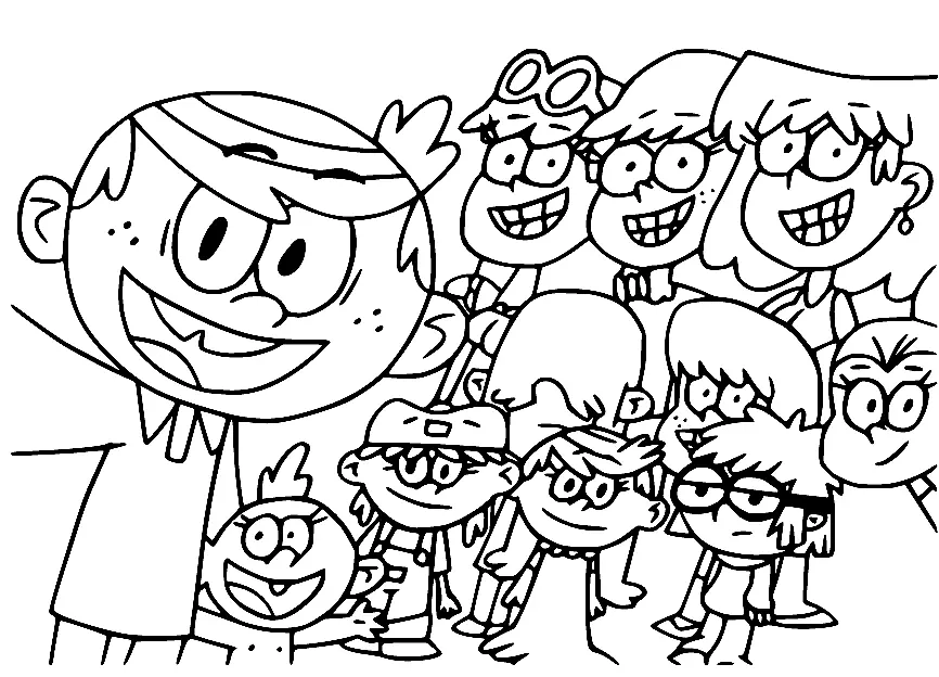 The Loud House Para Colorear 20