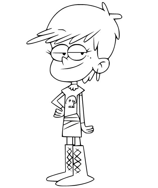 The Loud House Para Colorear 44