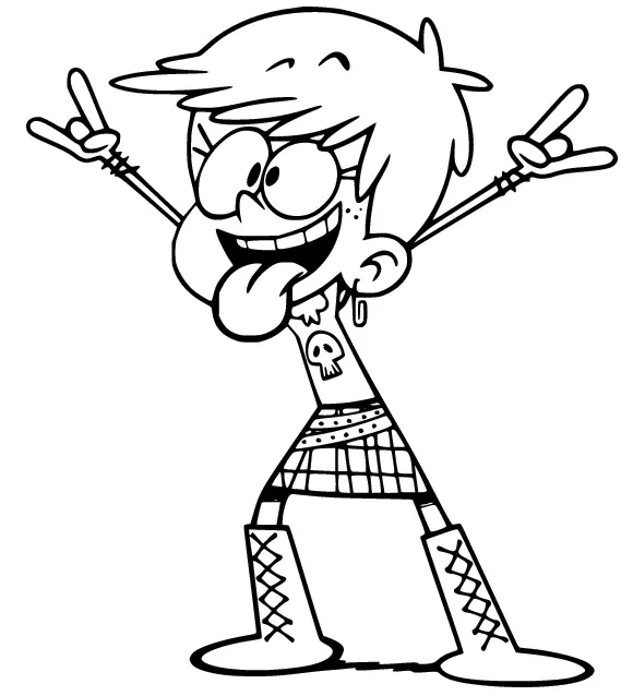 The Loud House Para Colorear 59