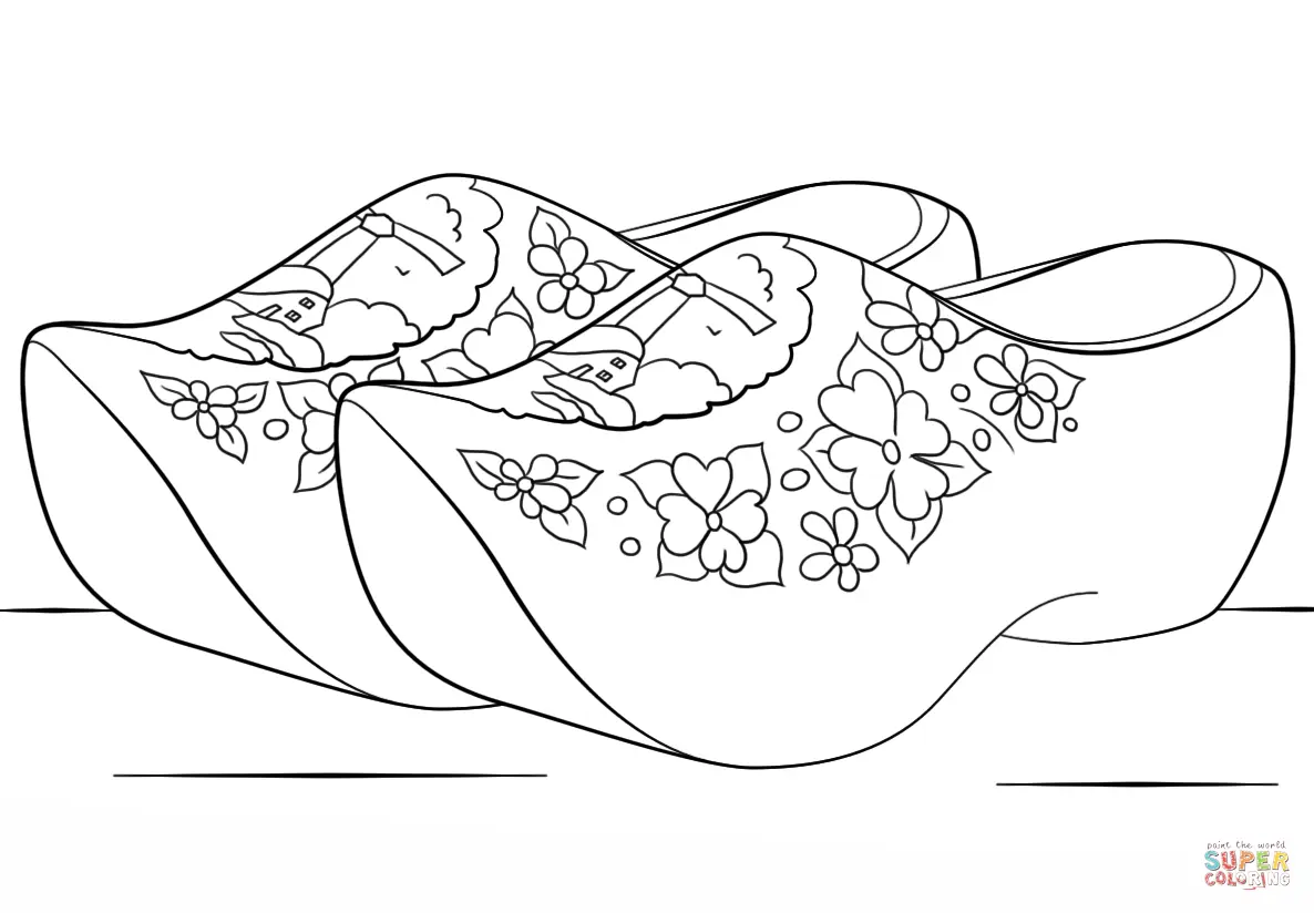 The Netherlands Coloring Pages 21