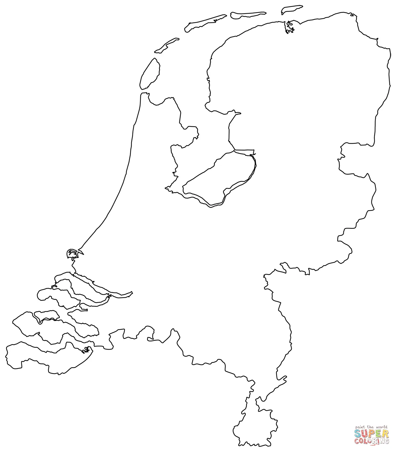 The Netherlands Coloring Pages 5
