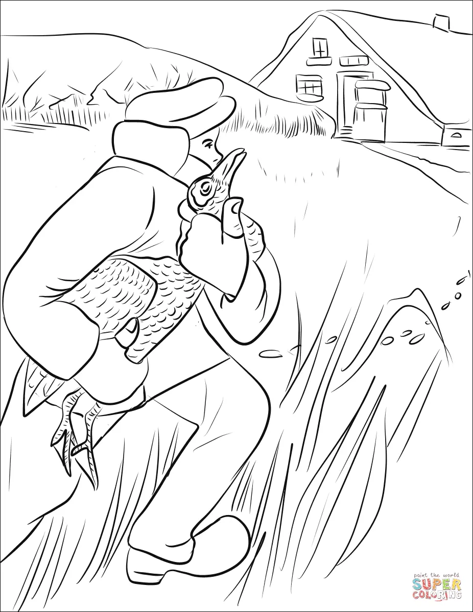 O Patinho Feio Para Colorir 9