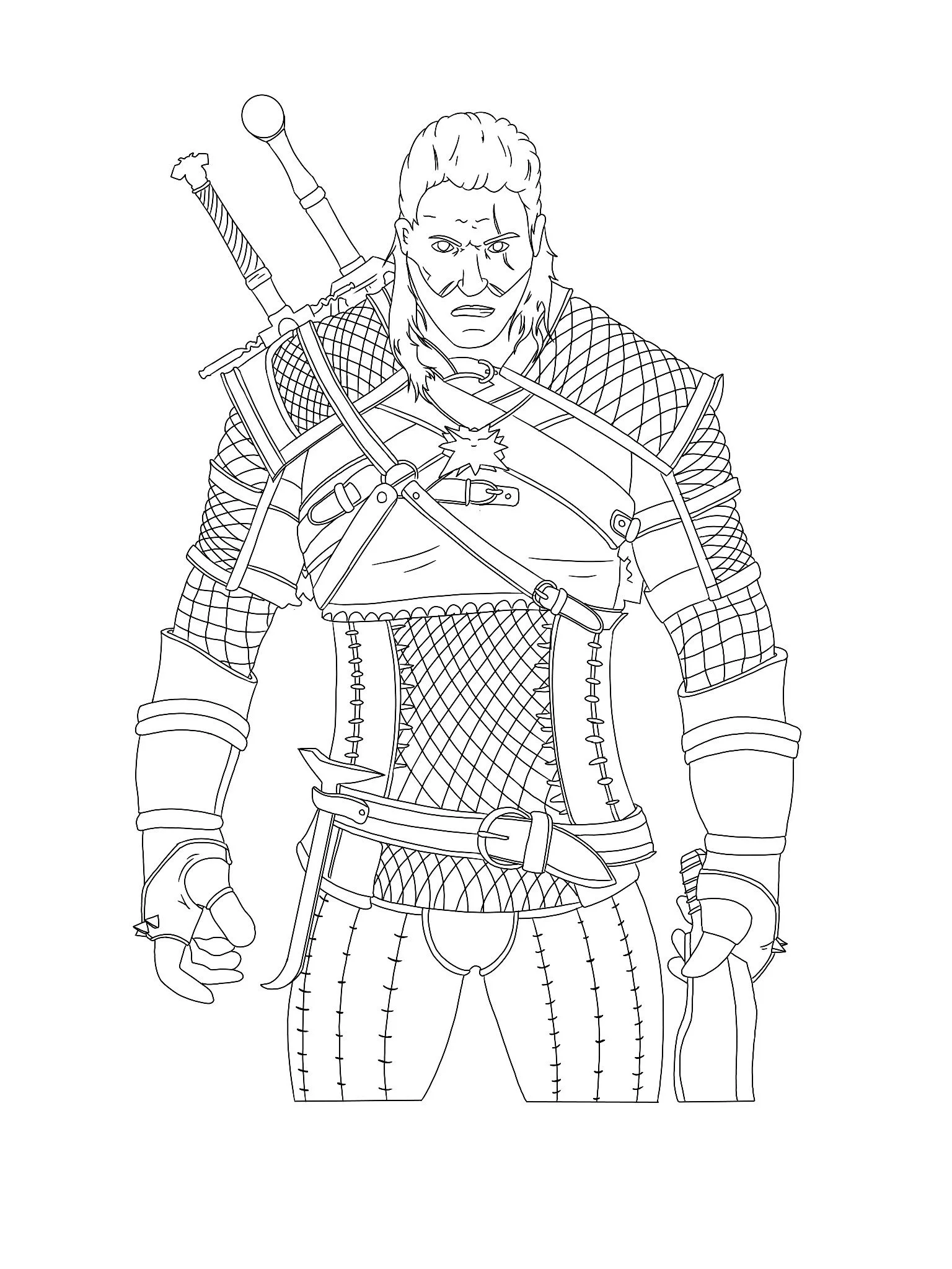 The Witcher Coloring Pages 24