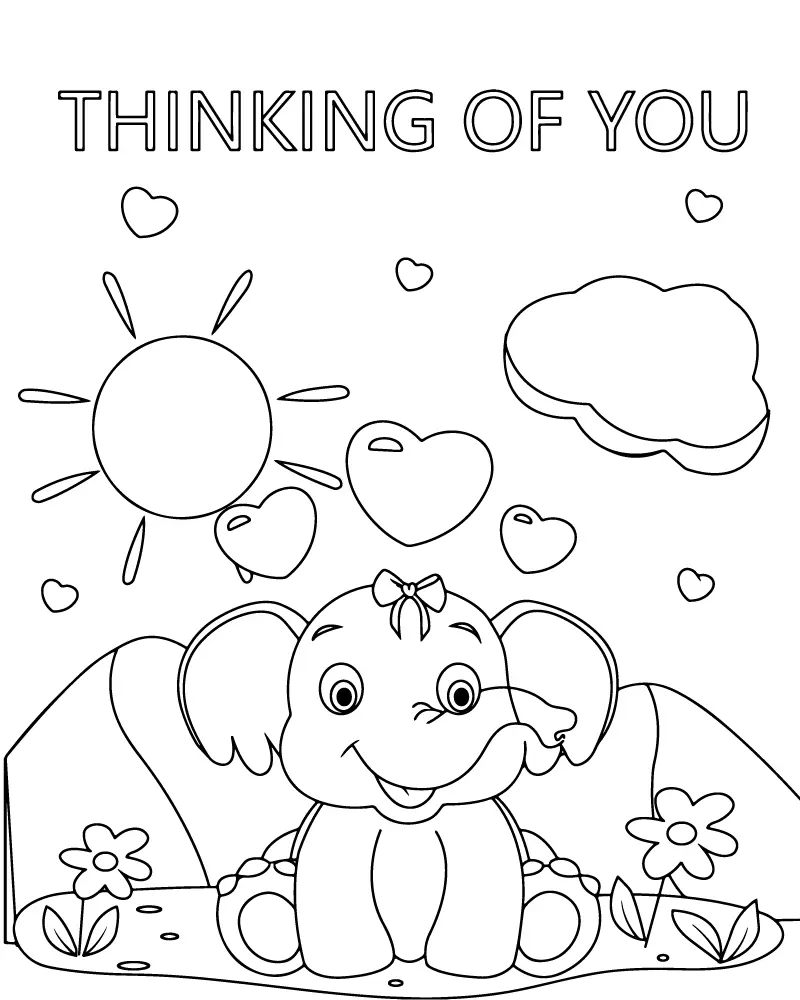 Pensando em Voce para Colorear 12