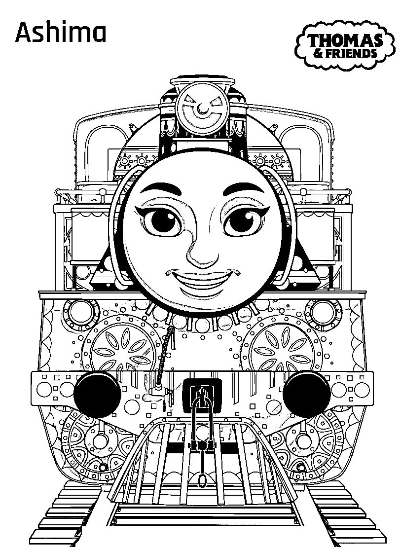 Thomas und seine Freunde Ausmalbilder 8