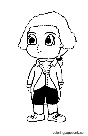 Thomas Jefferson Para Colorear 19