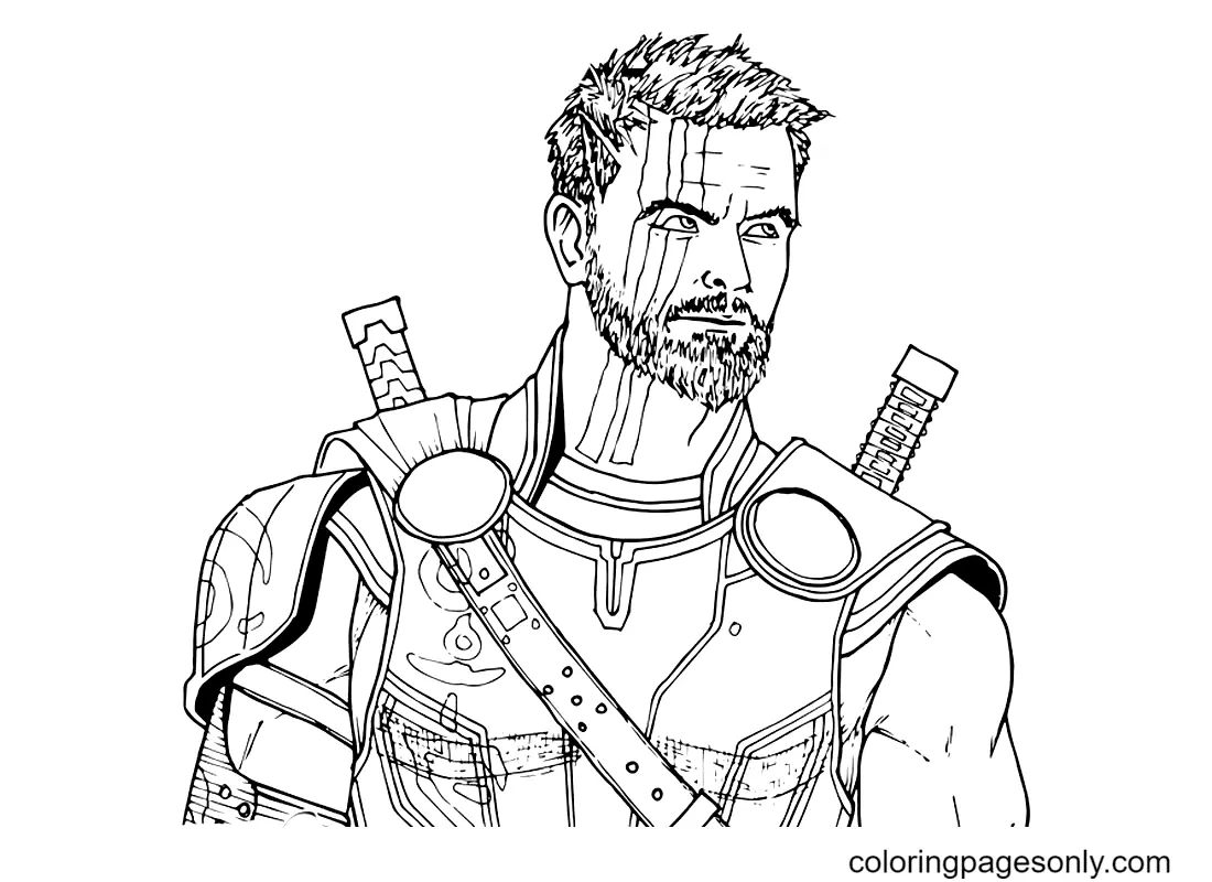 Thor Coloring Pages 17