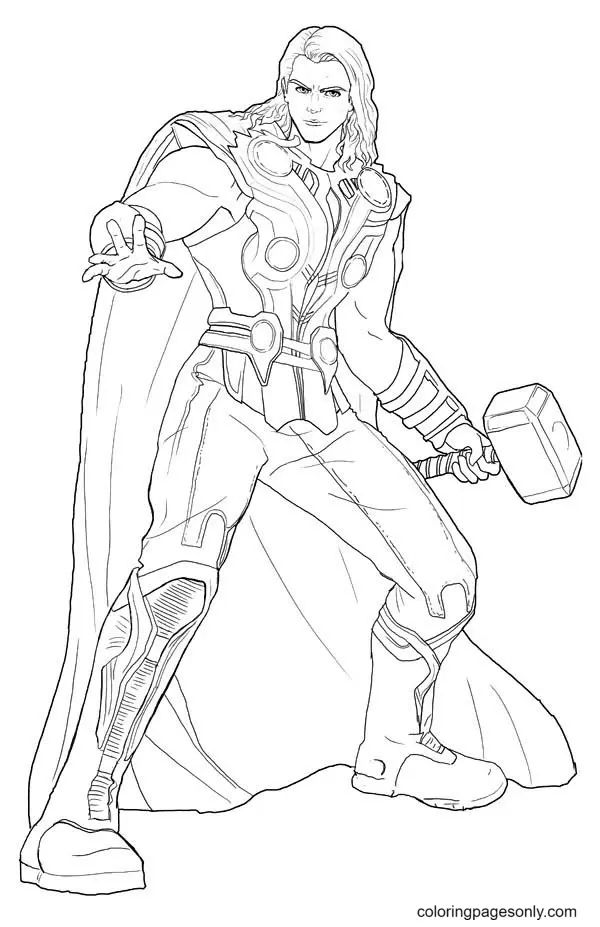 Thor Coloring Pages 20