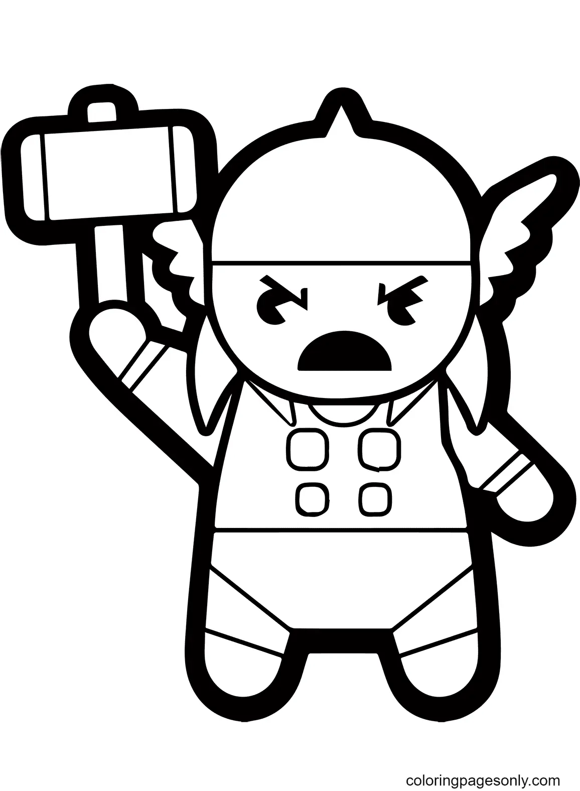 Thor Coloring Pages 26