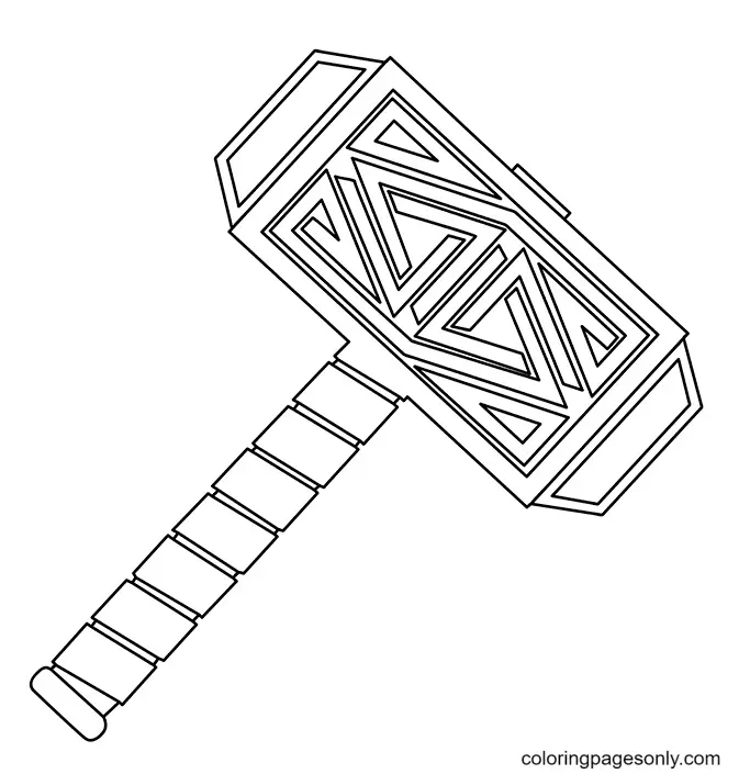 Thor Coloring Pages 34