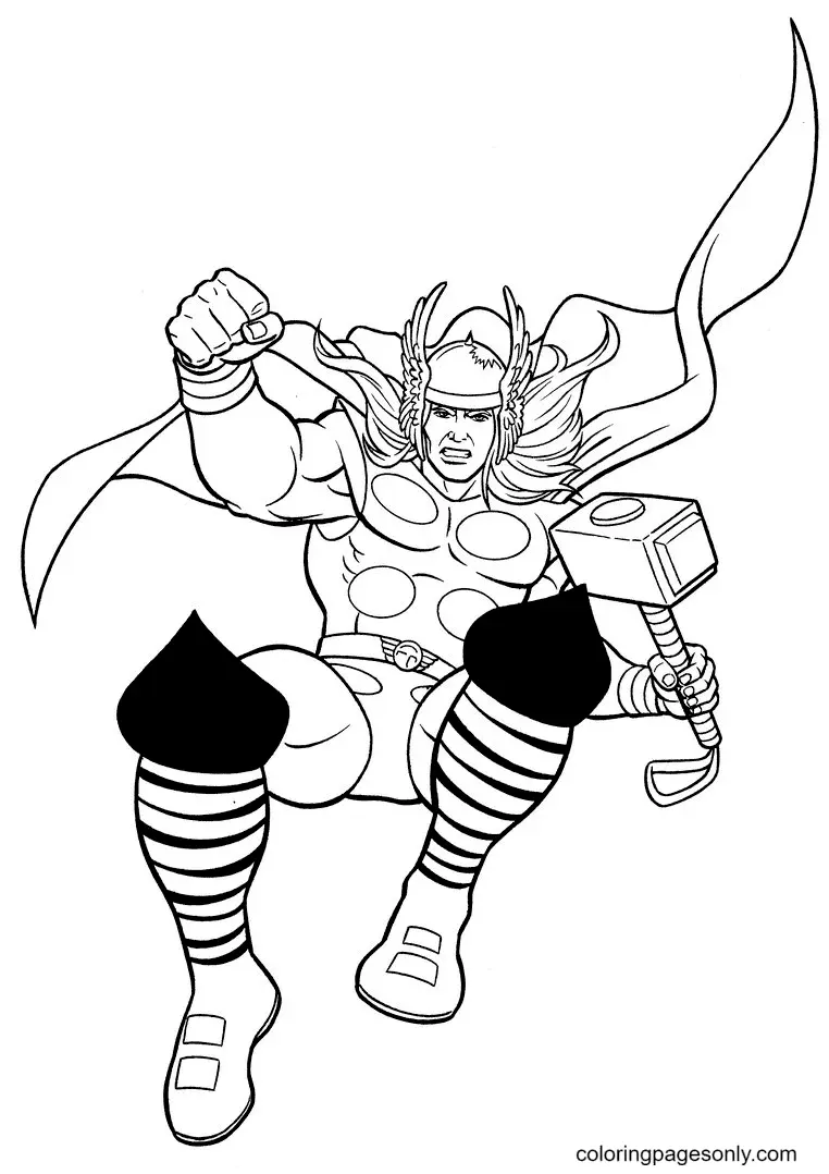 Thor Coloring Pages 42