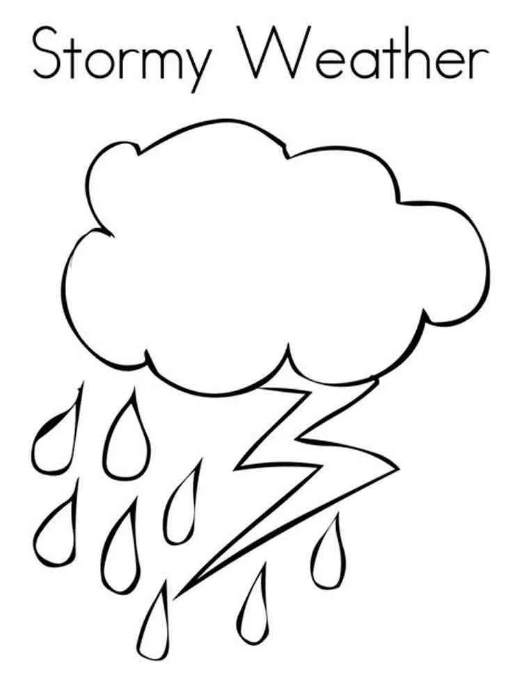 Tormenta Para Colorear 10