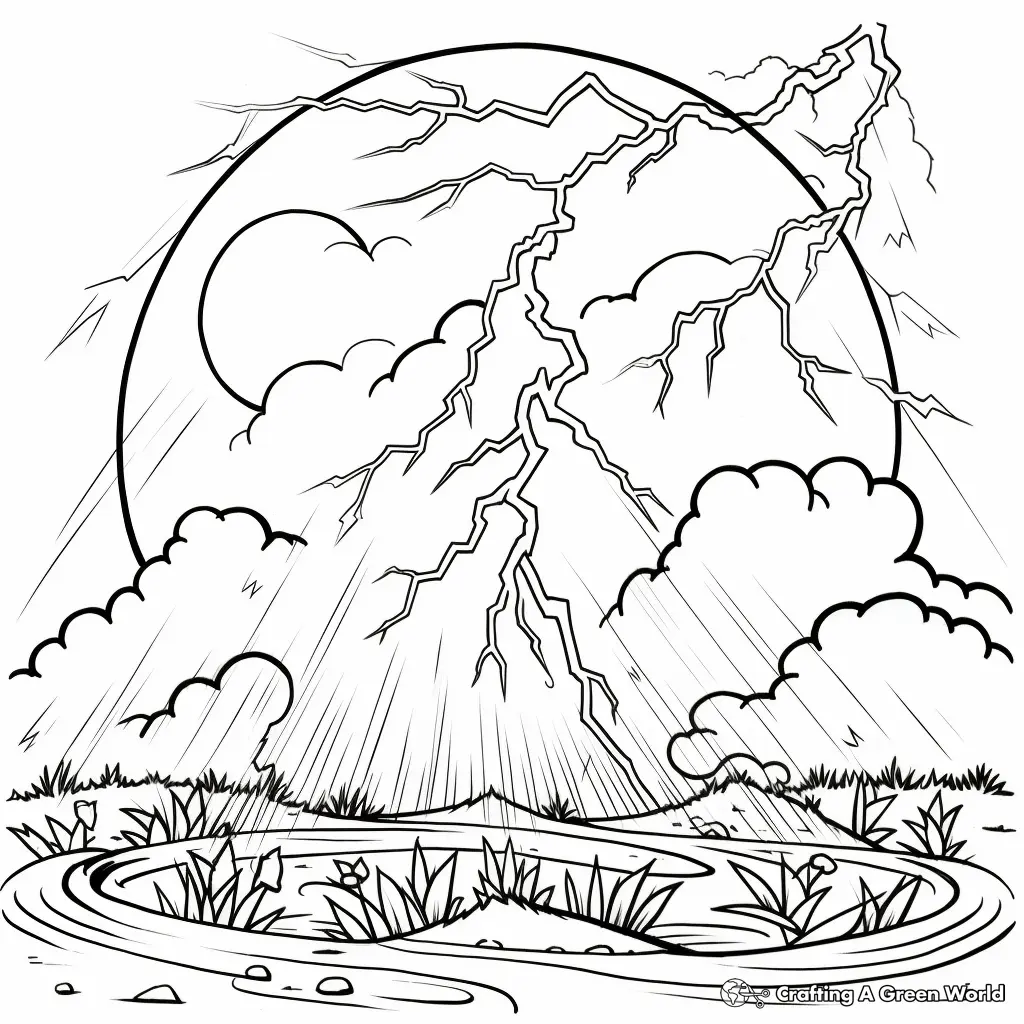 Tormenta Para Colorear 14