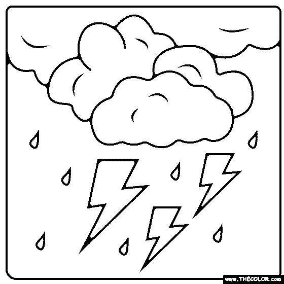 Tormenta Para Colorear 16