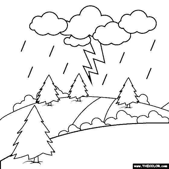 Tormenta Para Colorear 19