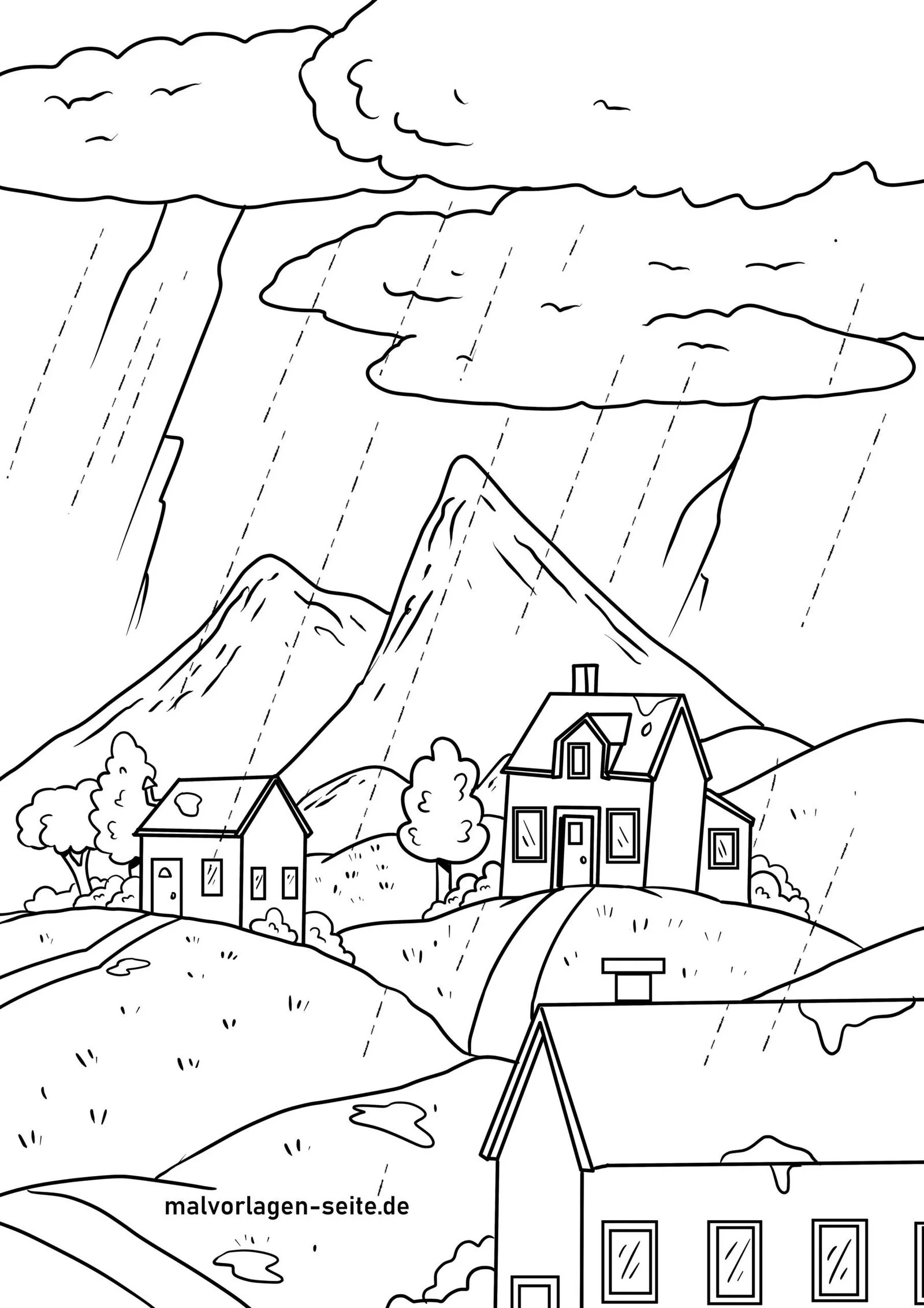 Tormenta Para Colorear 3